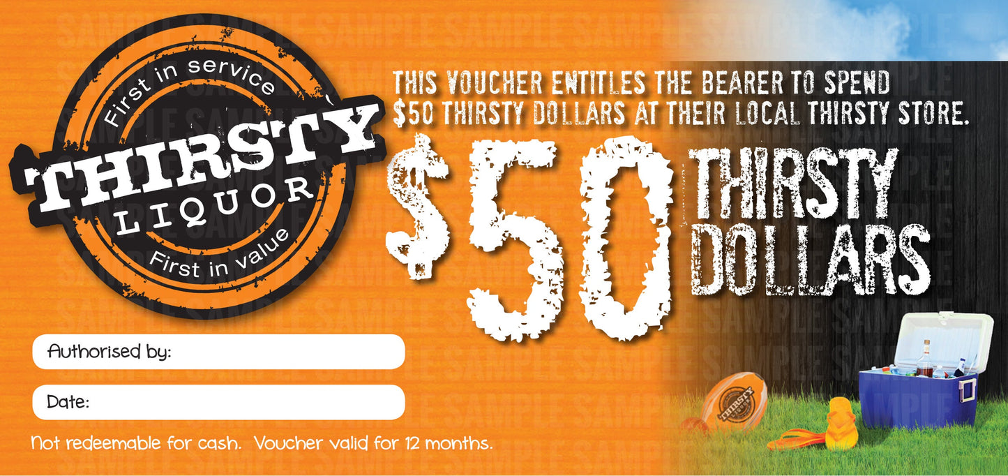 In-Store Gift Voucher $50