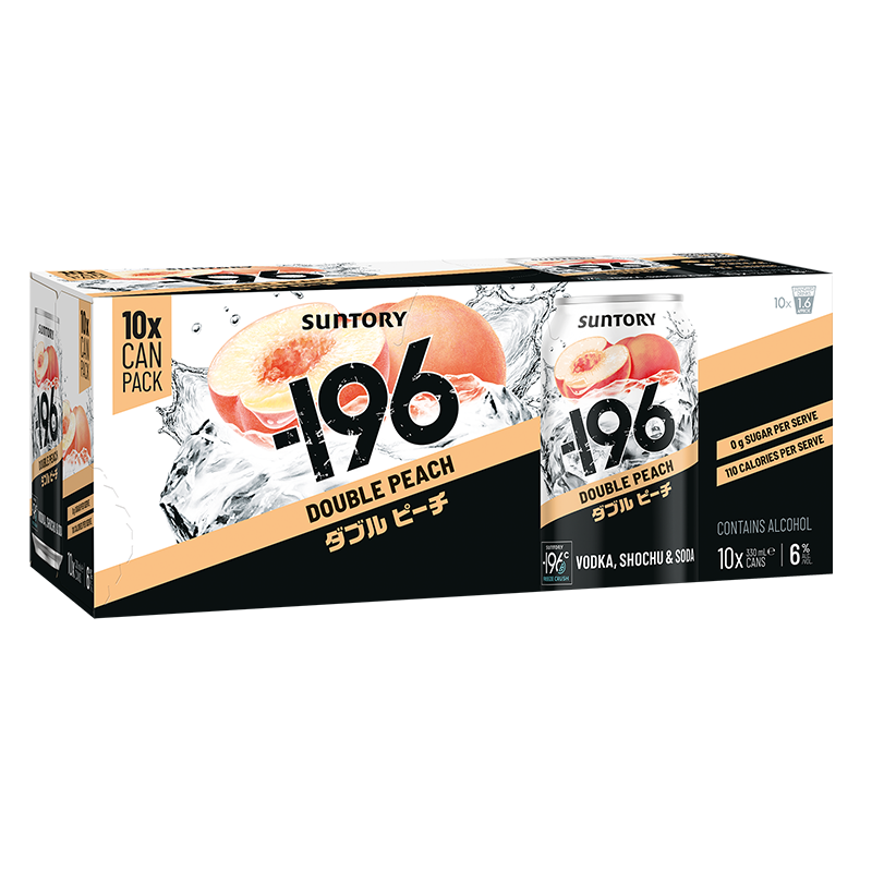 Suntory -196 Double Peach 6% 10 can pack